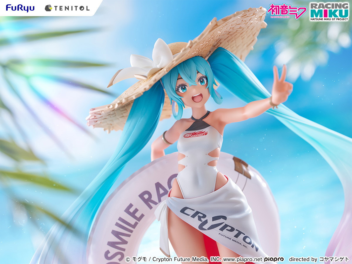 初音ミク GTプロジェクト「TENITOL レーシングミク 2024 Tropical Ver.」のフィギュア画像