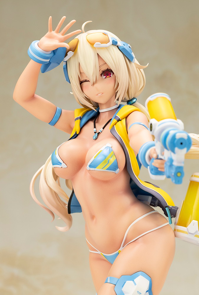 メガミデバイス「朱羅 蒼衣 藍（フィギュア）」のフィギュア画像