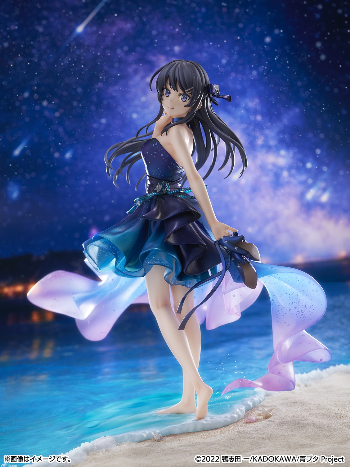 「青春ブタ野郎」シリーズ「桜島麻衣 -Starry Dress Ver.-」のフィギュア画像