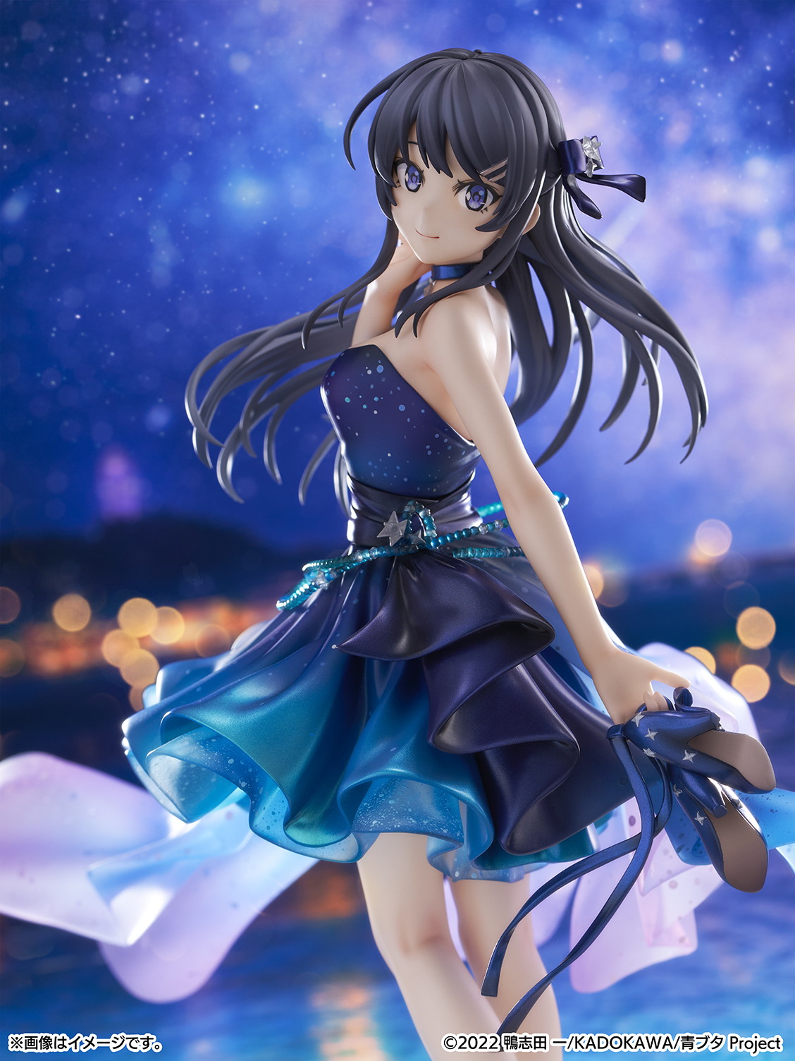 「青春ブタ野郎」シリーズ「桜島麻衣 -Starry Dress Ver.-」のフィギュア画像