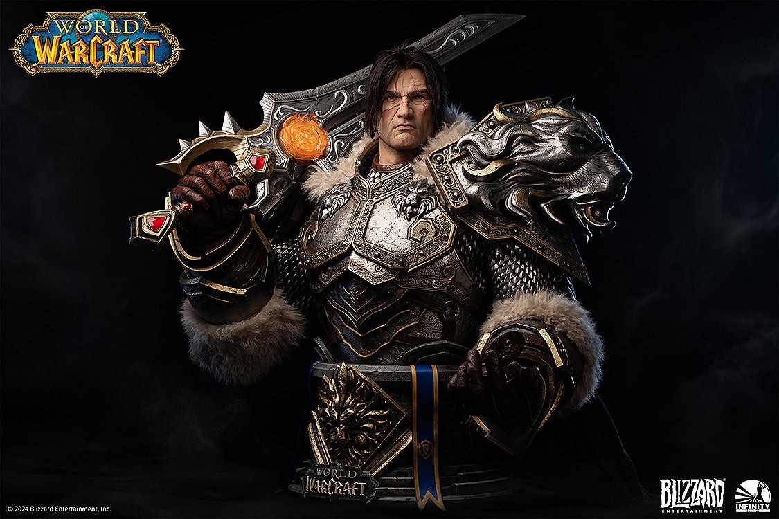 World of Warcraft「Infinity Studio X Blizzard Entertainment ＜World of Warcraft＞ Varian Wrynn life size bust」のフィギュア画像