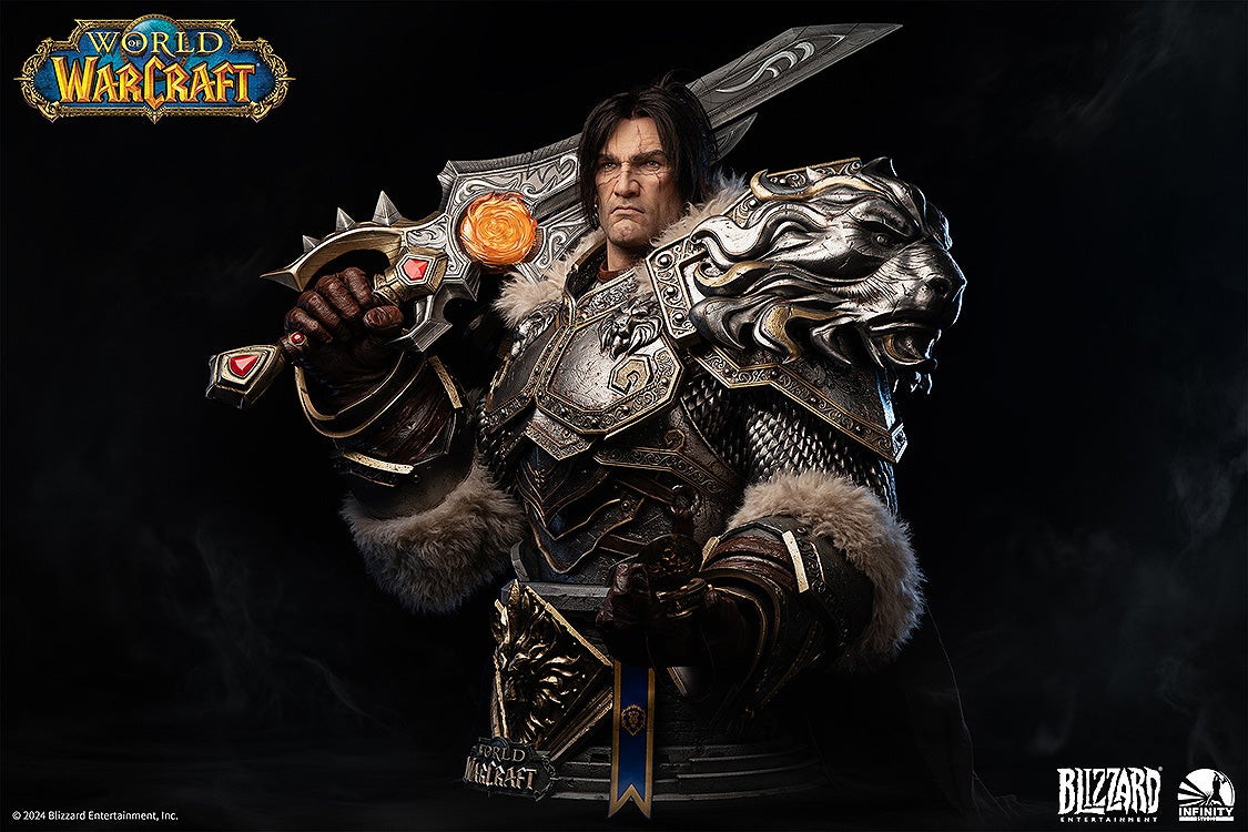 World of Warcraft「Infinity Studio X Blizzard Entertainment ＜World of Warcraft＞ Varian Wrynn life size bust」のフィギュア画像