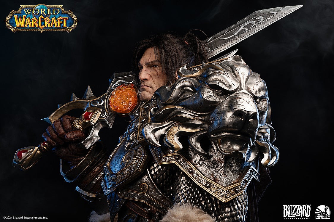 World of Warcraft「Infinity Studio X Blizzard Entertainment ＜World of Warcraft＞ Varian Wrynn life size bust」のフィギュア画像