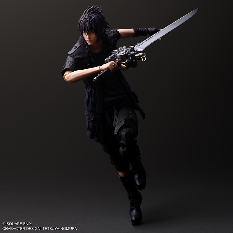 ファイナルファンタジーXV「PLAY ARTS真 ノクティス・ルシス・チェラム」のフィギュア画像