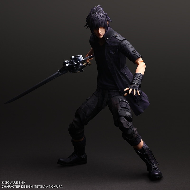 ファイナルファンタジーXV「PLAY ARTS真 ノクティス・ルシス・チェラム」のフィギュア画像