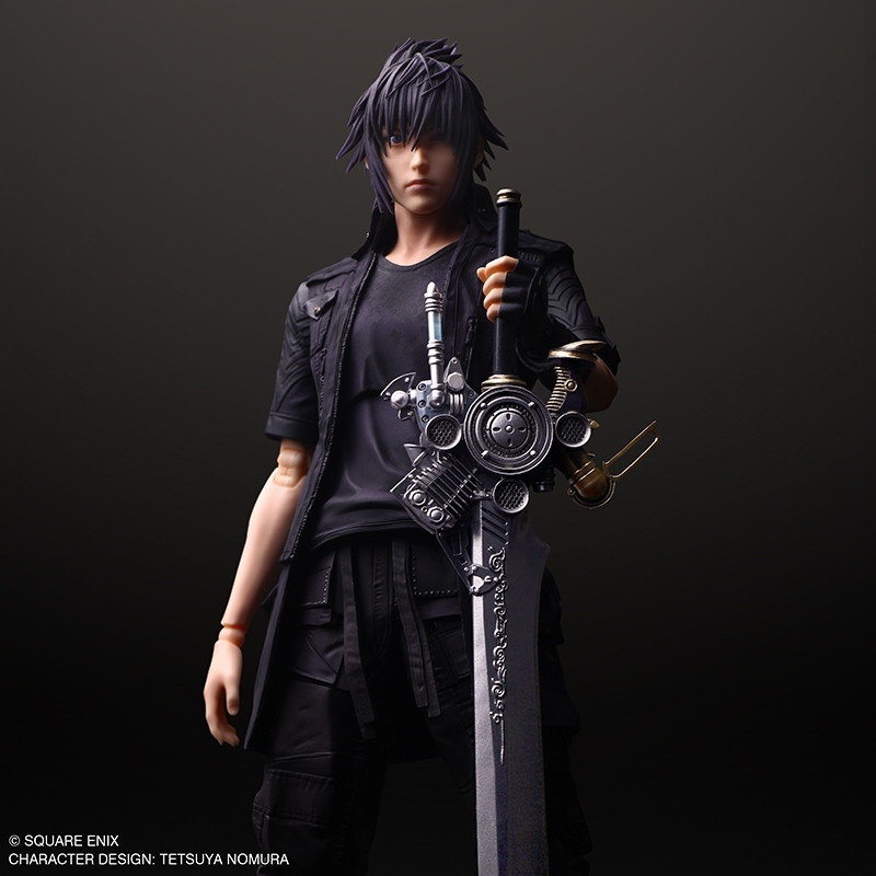 ファイナルファンタジーXV「PLAY ARTS真 ノクティス・ルシス・チェラム」のフィギュア画像