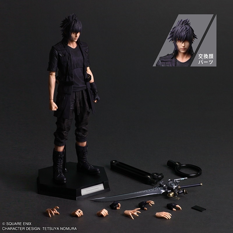 ファイナルファンタジーXV「PLAY ARTS真 ノクティス・ルシス・チェラム」のフィギュア画像