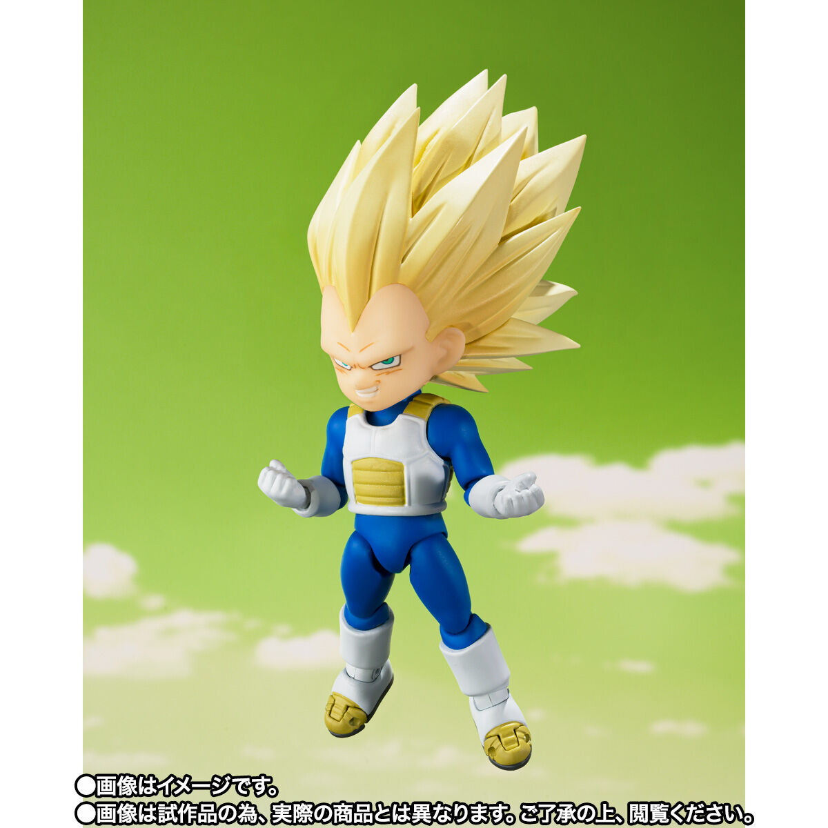 ドラゴンボールDAIMA「S.H.Figuarts スーパーサイヤ人3ベジータ（ミニ）-DAIMA-」のフィギュア画像