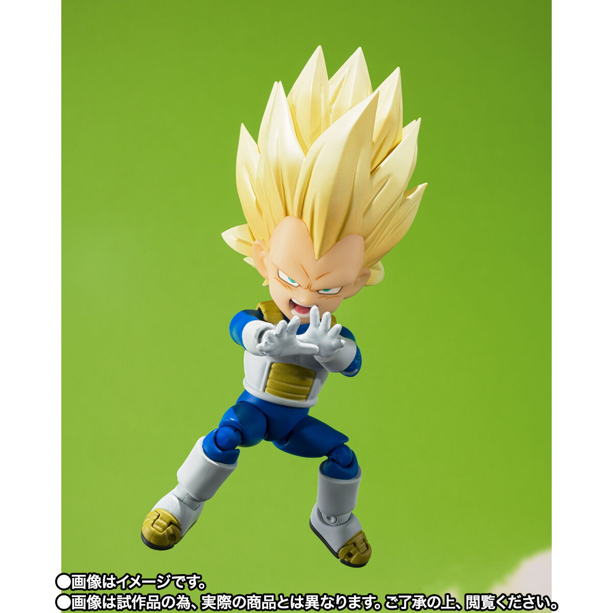 ドラゴンボールDAIMA「S.H.Figuarts スーパーサイヤ人3ベジータ（ミニ）-DAIMA-」のフィギュア画像