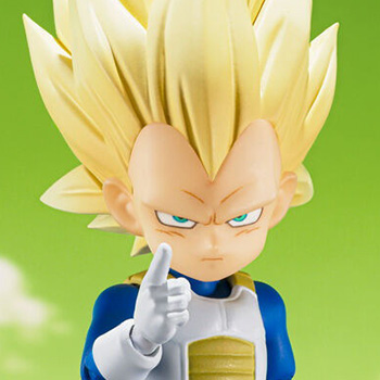 ドラゴンボールDAIMA「S.H.Figuarts スーパーサイヤ人3ベジータ（ミニ）-DAIMA-」のフィギュア