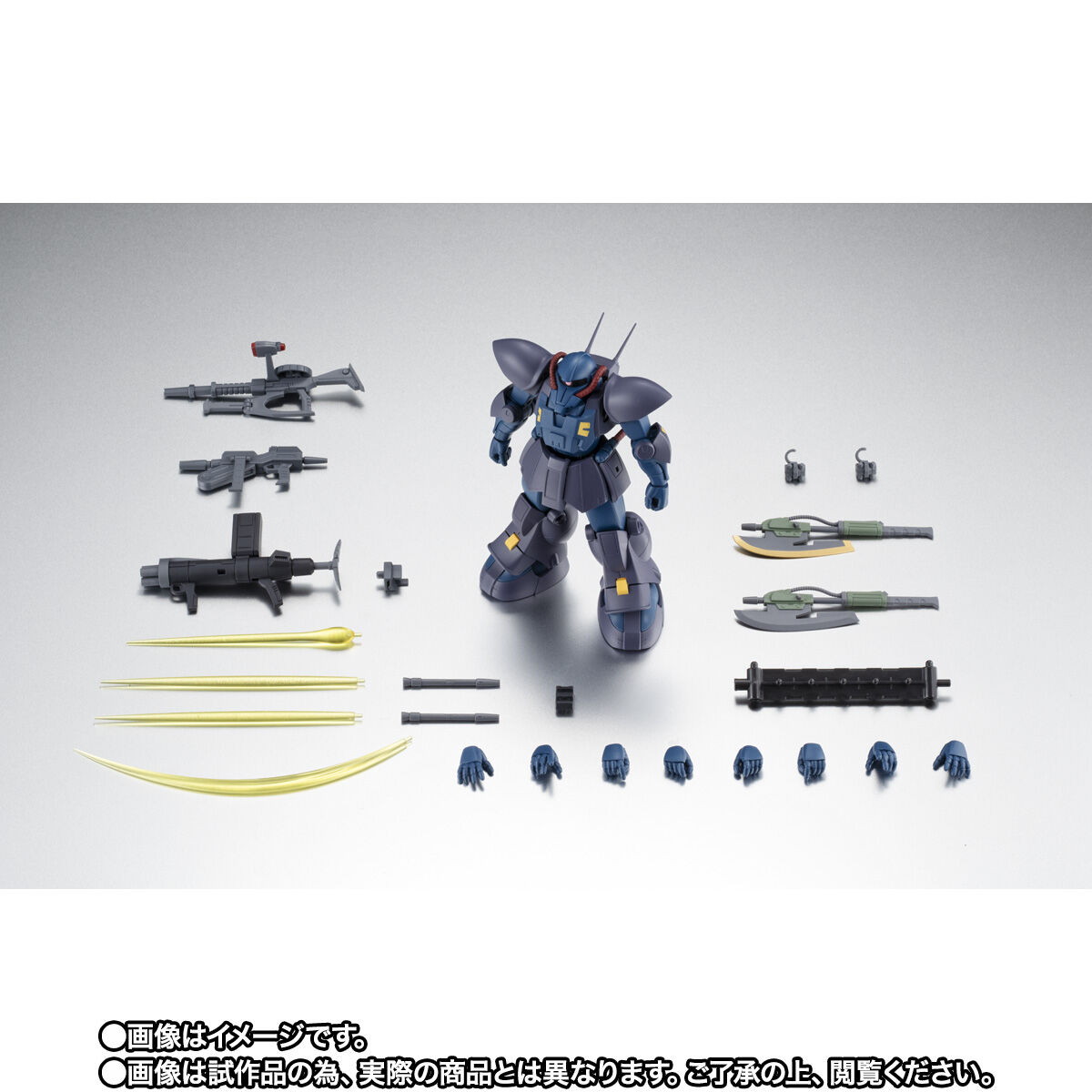 機動戦士Zガンダム「ROBOT魂 ＜SIDE MS＞ MS-11 アクト・ザク（オーガスタ研究所仕様） ver. A.N.I.M.E.」のフィギュア画像