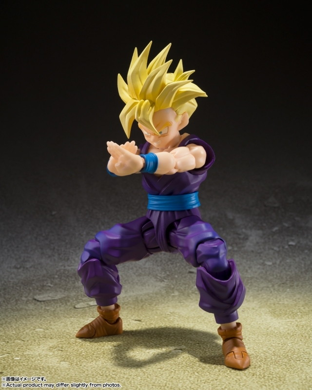 ドラゴンボールZ「S.H.Figuarts スーパーサイヤ人孫悟飯-悟空を超えた戦士-」のフィギュア画像