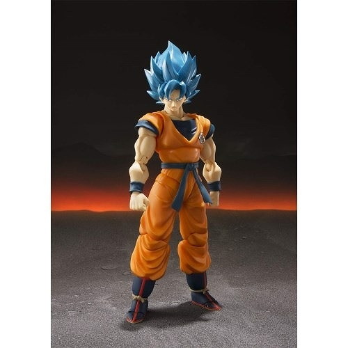 ドラゴンボール超 ブロリー「S.H.Figuarts スーパーサイヤ人ゴッドスーパーサイヤ人孫悟空-超-」のフィギュア画像