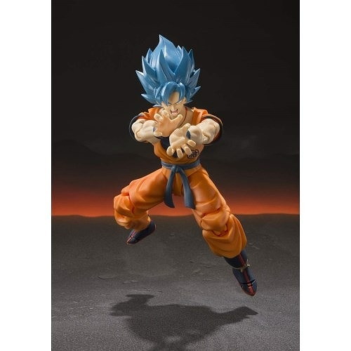 ドラゴンボール超 ブロリー「S.H.Figuarts スーパーサイヤ人ゴッドスーパーサイヤ人孫悟空-超-」のフィギュア画像