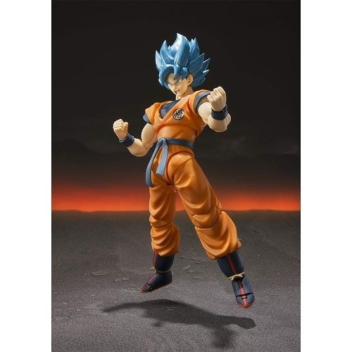 ドラゴンボール超 ブロリー「S.H.Figuarts スーパーサイヤ人ゴッドスーパーサイヤ人孫悟空-超-」のフィギュア画像