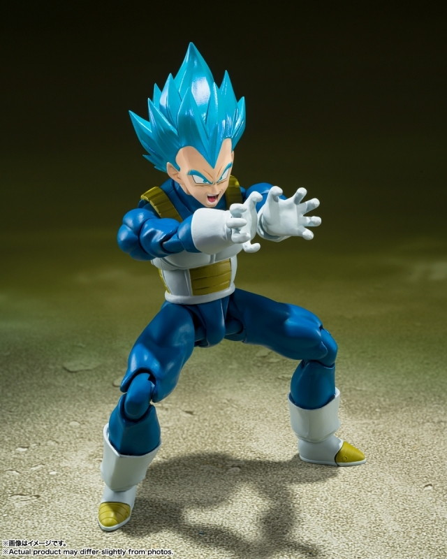 ドラゴンボール超「S.H.Figuarts スーパーサイヤ人ゴッドスーパーサイヤ人ベジータ-貫き通すサイヤ人の誇り-」のフィギュア画像