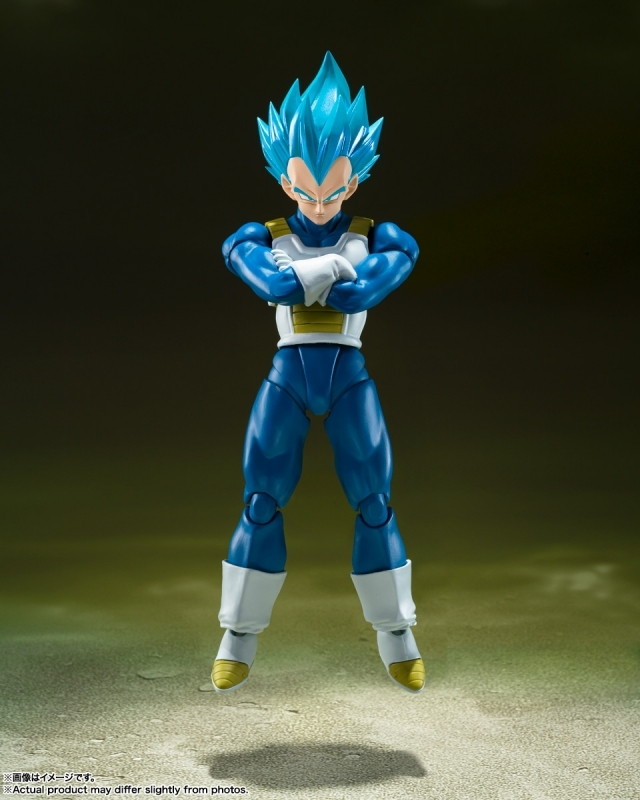 ドラゴンボール超「S.H.Figuarts スーパーサイヤ人ゴッドスーパーサイヤ人ベジータ-貫き通すサイヤ人の誇り-」のフィギュア画像