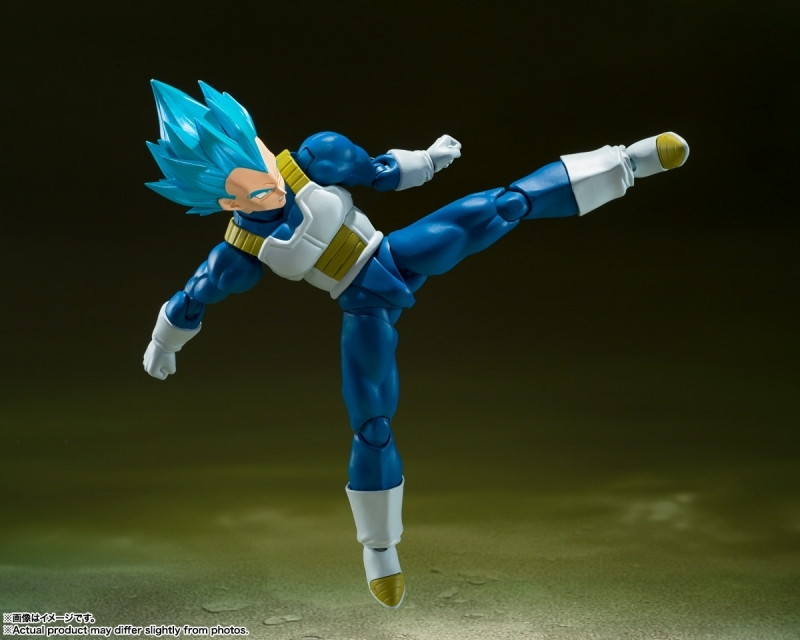 ドラゴンボール超「S.H.Figuarts スーパーサイヤ人ゴッドスーパーサイヤ人ベジータ-貫き通すサイヤ人の誇り-」のフィギュア画像