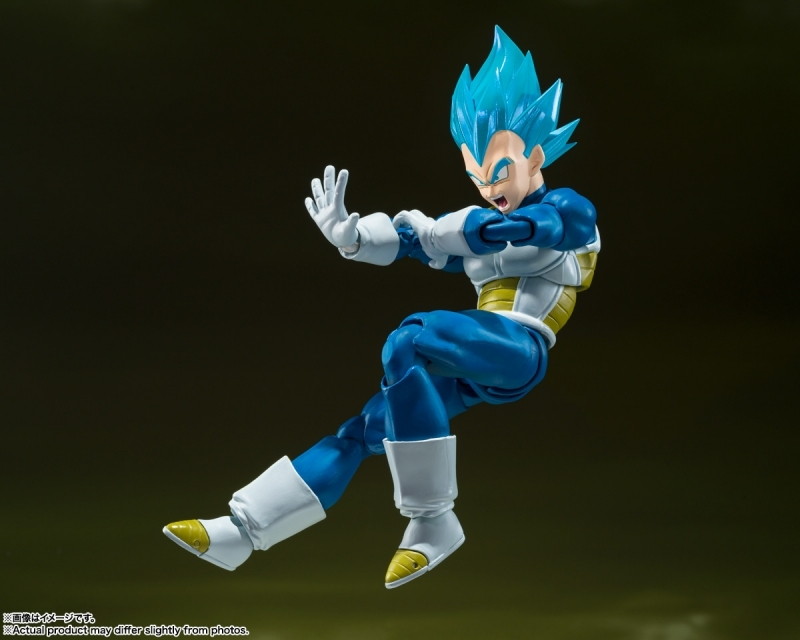 ドラゴンボール超「S.H.Figuarts スーパーサイヤ人ゴッドスーパーサイヤ人ベジータ-貫き通すサイヤ人の誇り-」のフィギュア画像