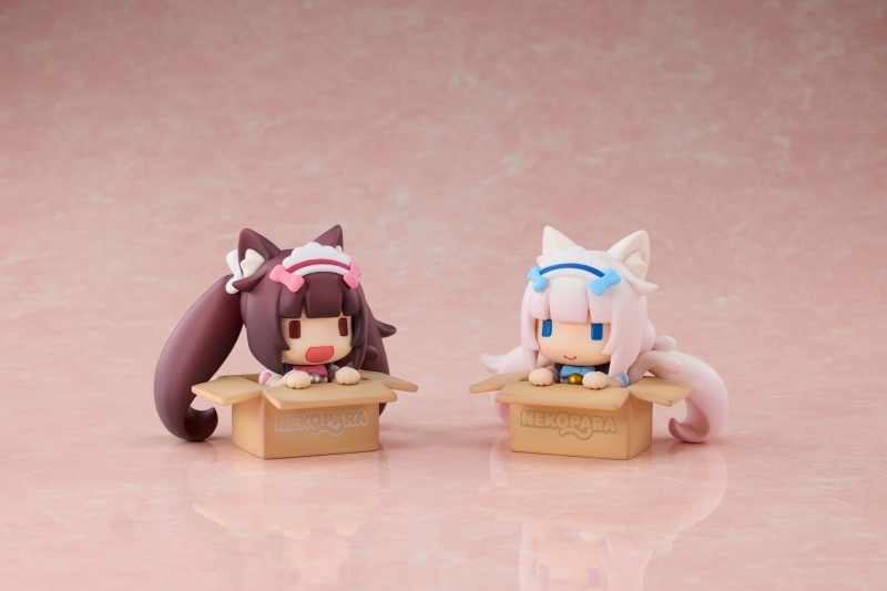 ネコぱら「ショコラ＆バニラ デフォルメフィギュア」のフィギュア画像