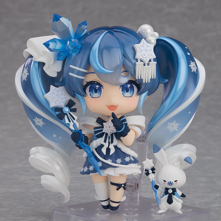 キャラクター・ボーカル・シリーズ01 初音ミク「ねんどろいど 雪ミク Crystal Snow Ver.」のフィギュア画像