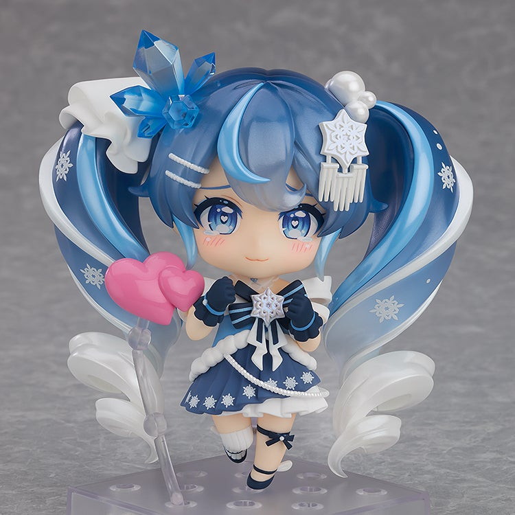 キャラクター・ボーカル・シリーズ01 初音ミク「ねんどろいど 雪ミク Crystal Snow Ver.」のフィギュア画像