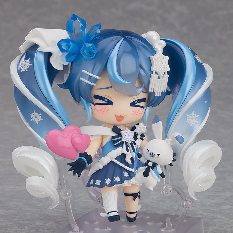 キャラクター・ボーカル・シリーズ01 初音ミク「ねんどろいど 雪ミク Crystal Snow Ver.」のフィギュア画像