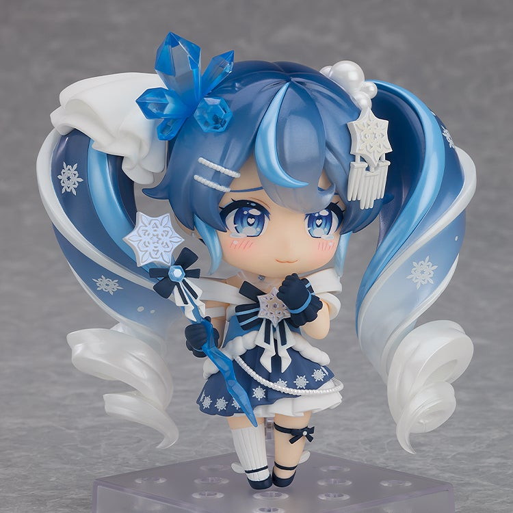 キャラクター・ボーカル・シリーズ01 初音ミク「ねんどろいど 雪ミク Crystal Snow Ver.」のフィギュア画像