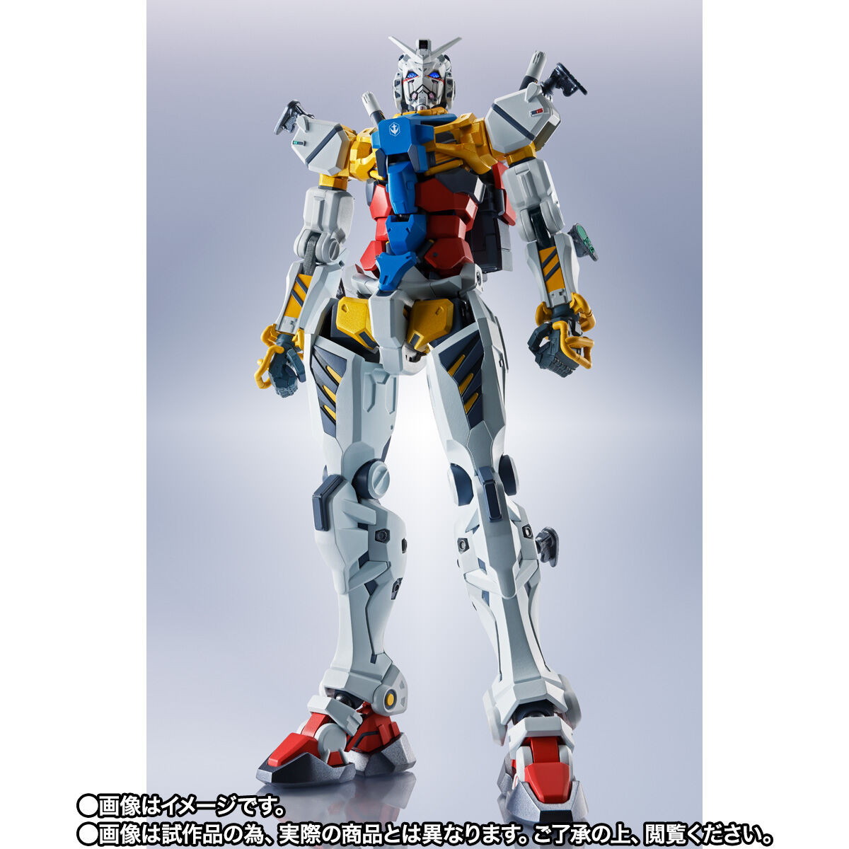 機動戦士Gundam GQuuuuuuX「METAL ROBOT魂 ＜SIDE MS＞ 白いガンダム」のフィギュア画像