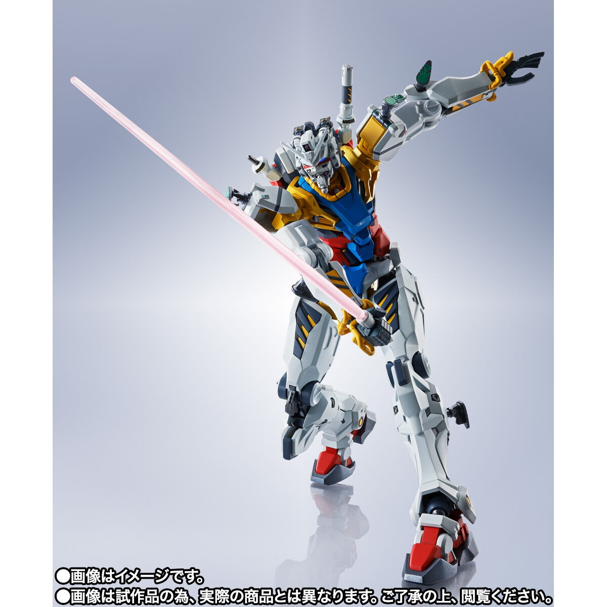 機動戦士Gundam GQuuuuuuX「METAL ROBOT魂 ＜SIDE MS＞ 白いガンダム」のフィギュア画像