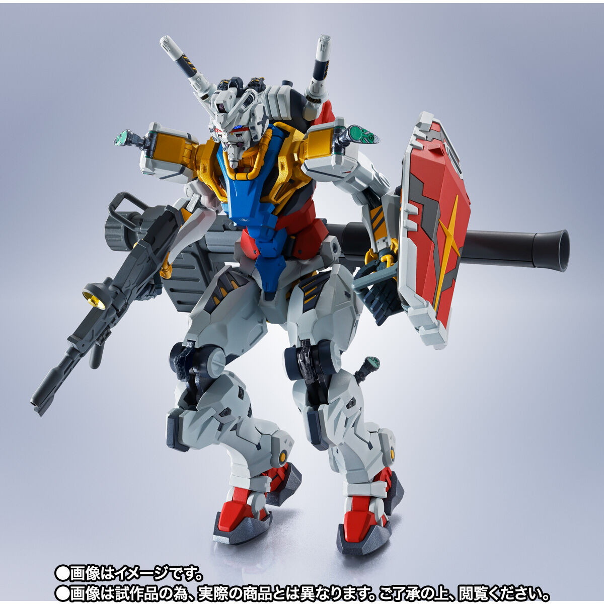 機動戦士Gundam GQuuuuuuX「METAL ROBOT魂 ＜SIDE MS＞ 白いガンダム」のフィギュア画像