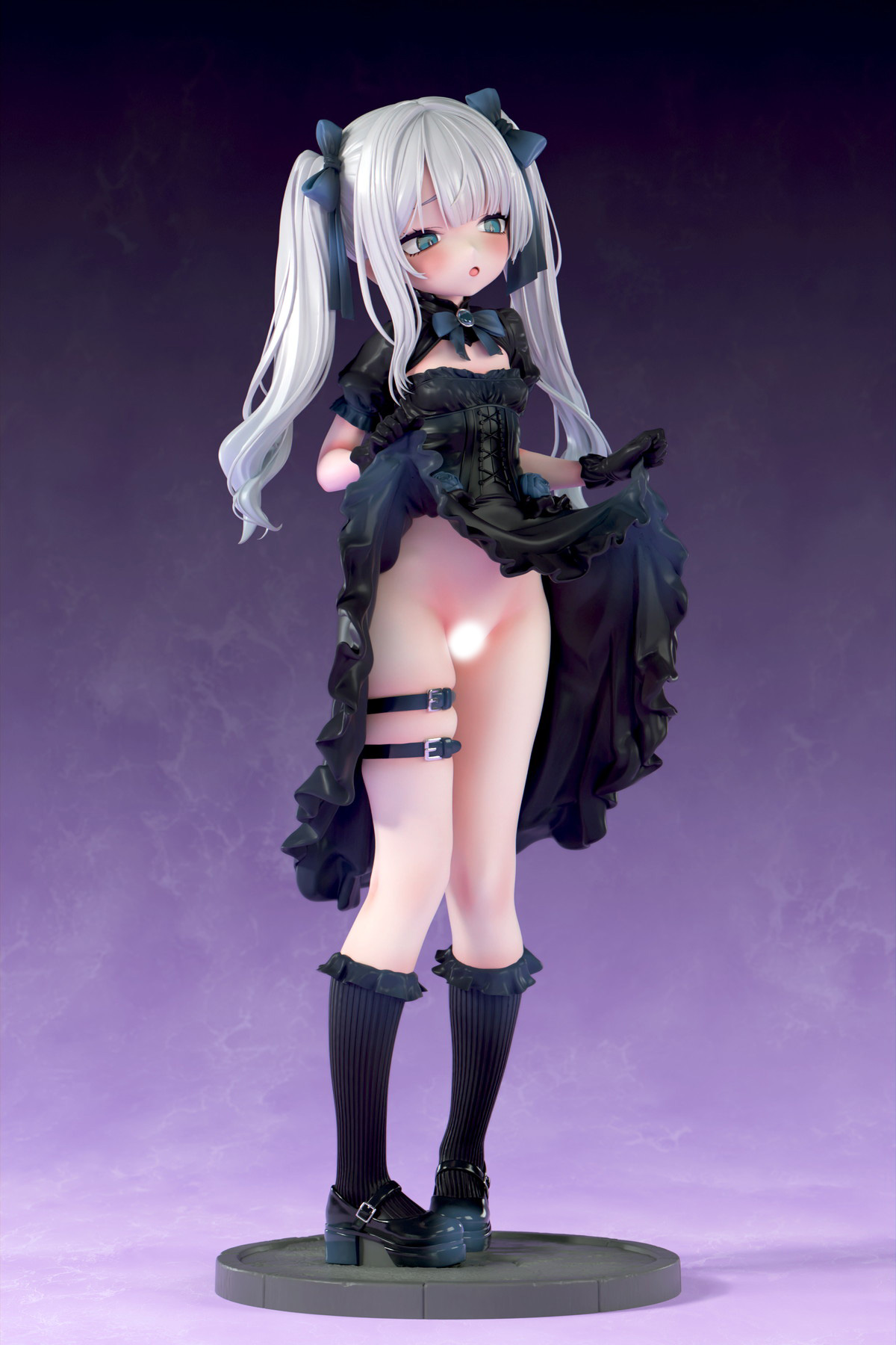 インサイトオリジナル「肉感少女 ゴシック姉妹のいたずら 黒霧ヒメル」のフィギュア画像