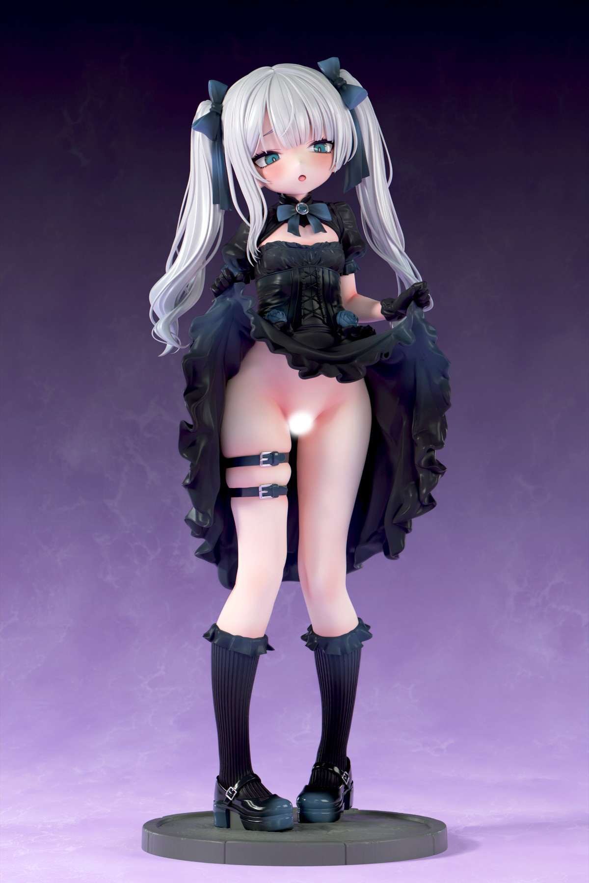 インサイトオリジナル「肉感少女 ゴシック姉妹のいたずら 黒霧ヒメル」のフィギュア画像