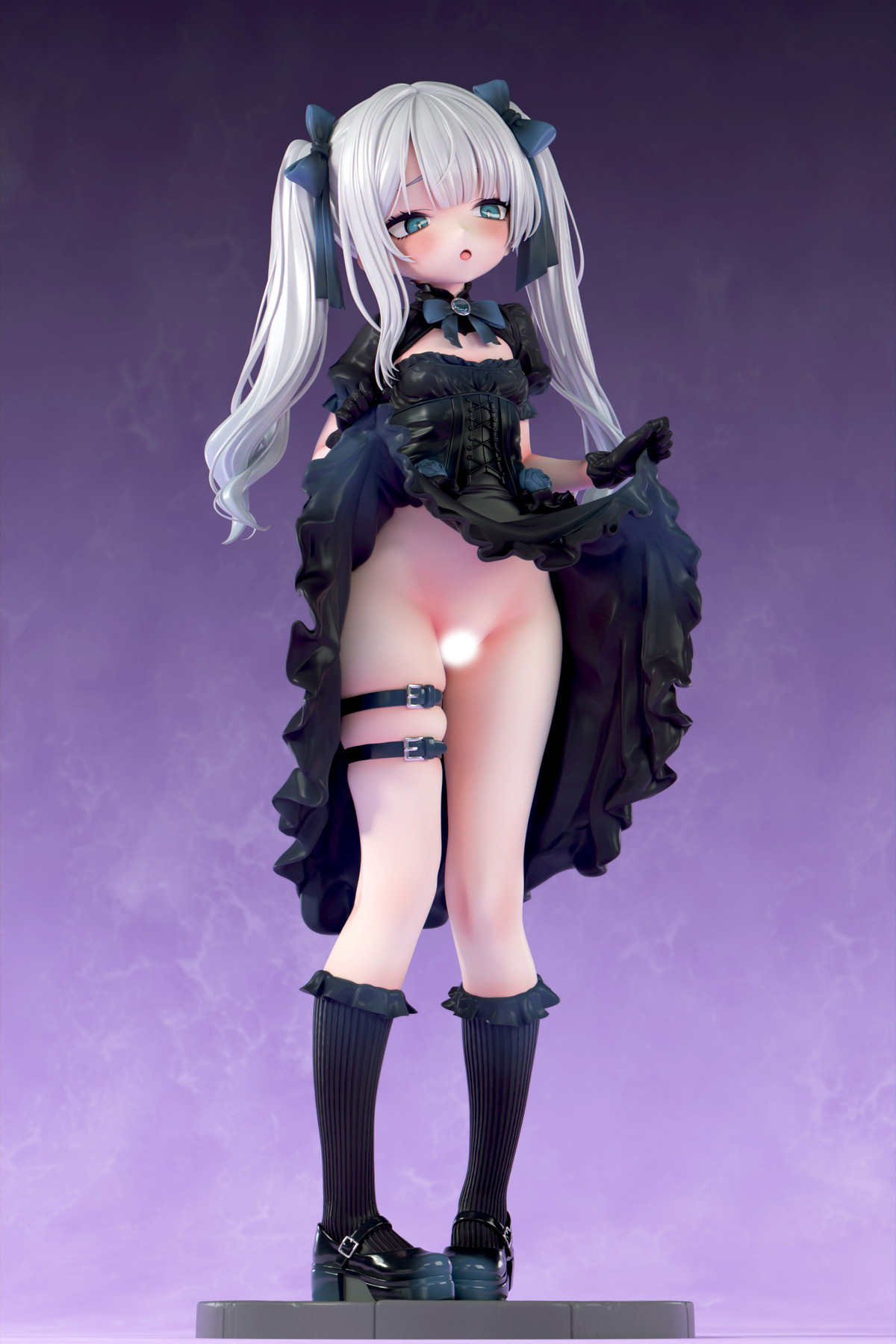 インサイトオリジナル「肉感少女 ゴシック姉妹のいたずら 黒霧ヒメル」のフィギュア画像