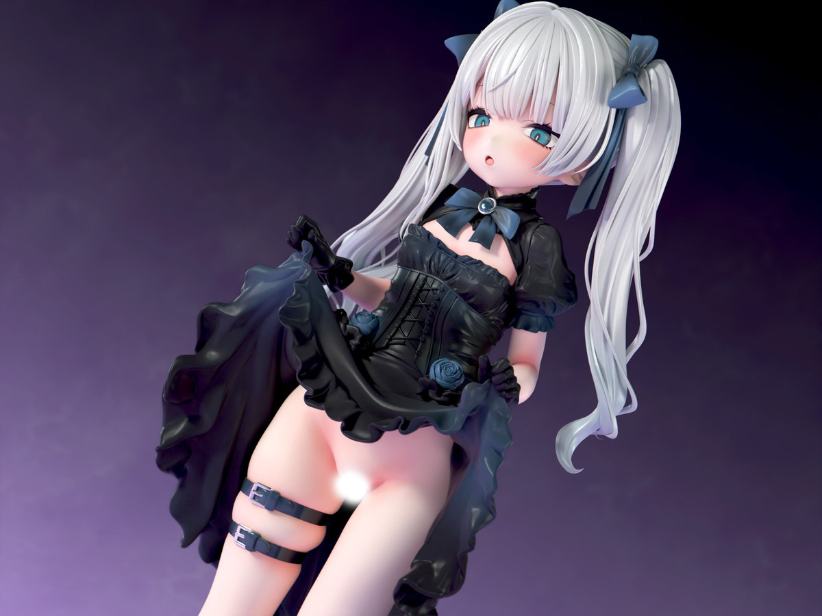 インサイトオリジナル「肉感少女 ゴシック姉妹のいたずら 黒霧ヒメル」のフィギュア画像