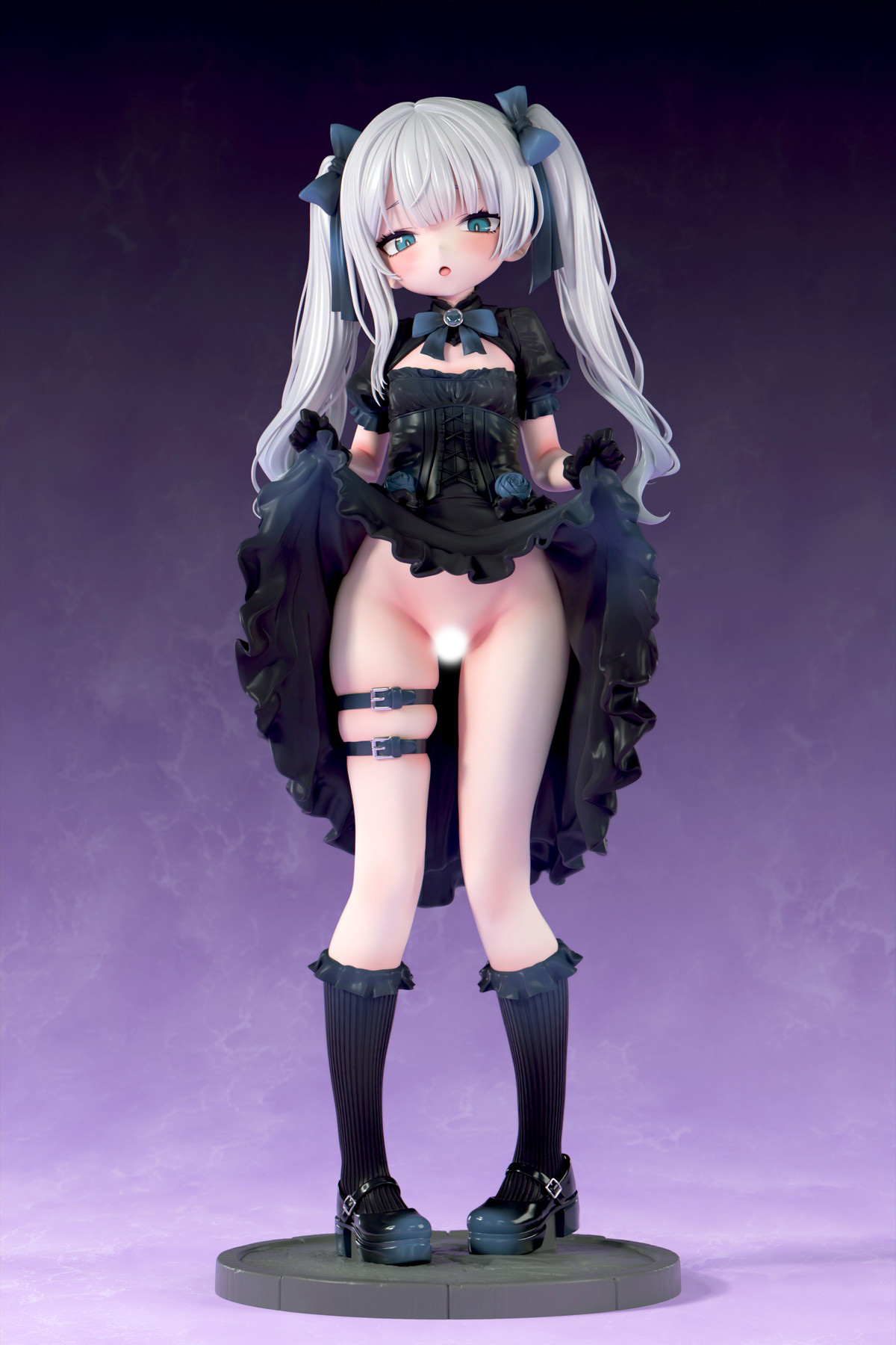 インサイトオリジナル「肉感少女 ゴシック姉妹のいたずら 黒霧ヒメル」のフィギュア画像