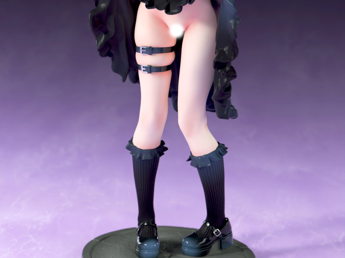 インサイトオリジナル「肉感少女 ゴシック姉妹のいたずら 黒霧ヒメル」のフィギュア画像