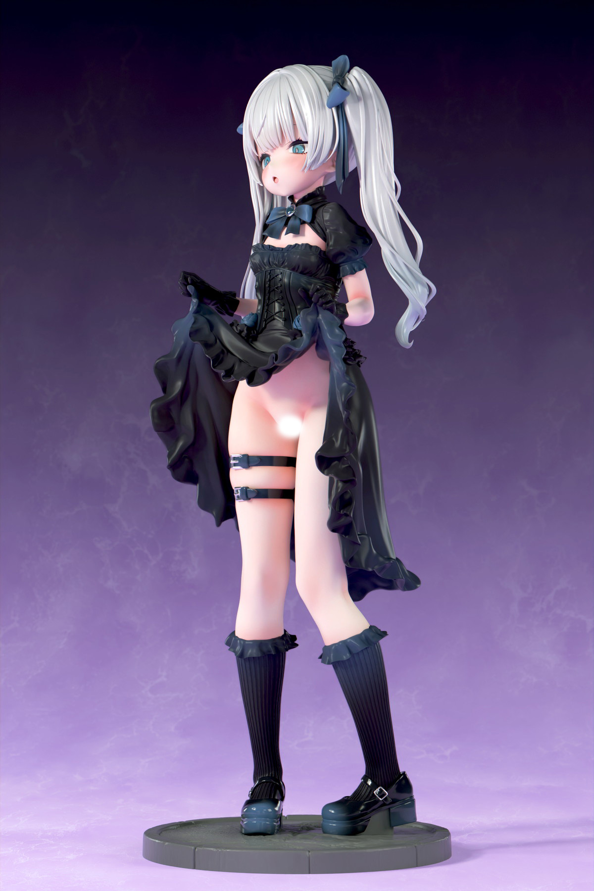 インサイトオリジナル「肉感少女 ゴシック姉妹のいたずら 黒霧ヒメル」のフィギュア画像