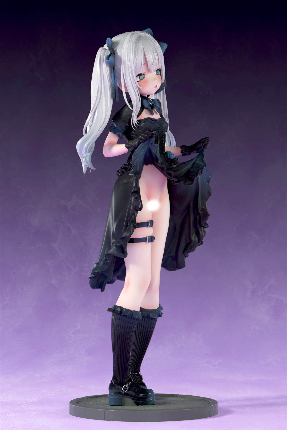 インサイトオリジナル「肉感少女 ゴシック姉妹のいたずら 黒霧ヒメル」のフィギュア画像