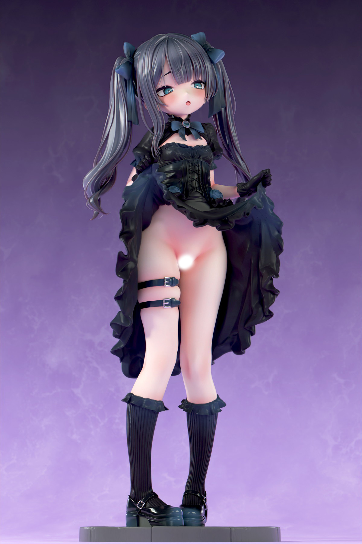 インサイトオリジナル「肉感少女 ゴシック姉妹のいたずら 黒霧メーア」のフィギュア画像