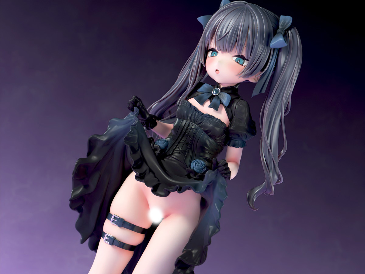 インサイトオリジナル「肉感少女 ゴシック姉妹のいたずら 黒霧メーア」のフィギュア画像