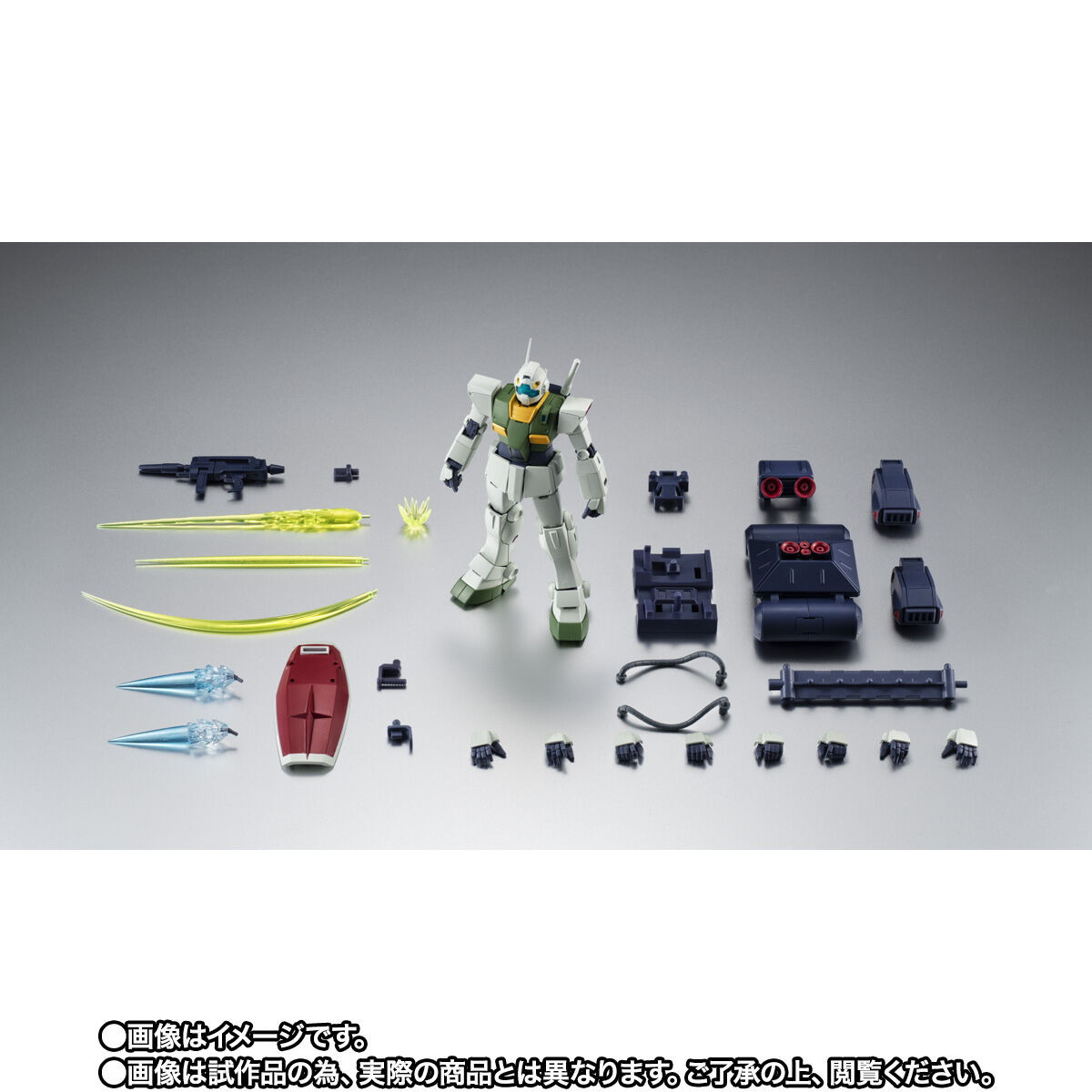 機動戦士Zガンダム「ROBOT魂 ＜SIDE MS＞ RGM-79R ジムII（エゥーゴ仕様） ver. A.N.I.M.E. ～バリュート・パック装備～」のフィギュア画像