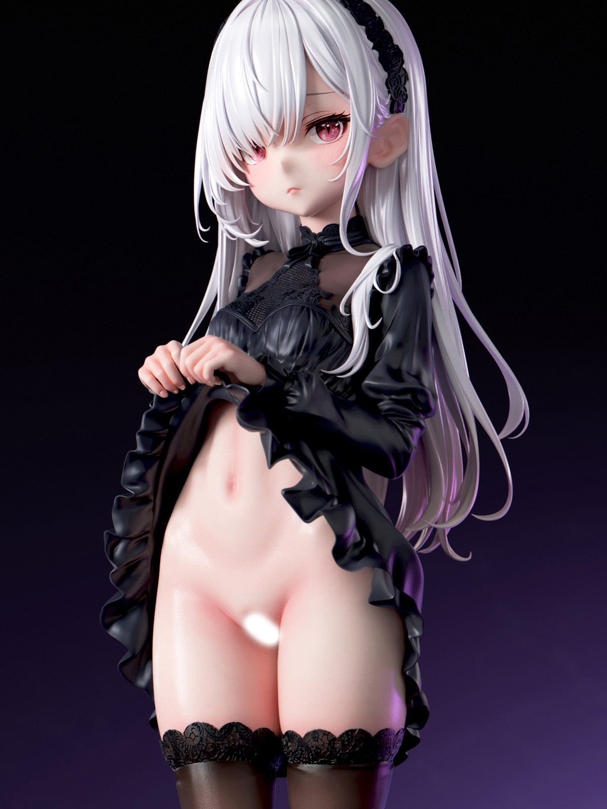 インサイトオリジナル「肉感少女 ゴシック令嬢のいたずら メルヴィ」のフィギュア画像