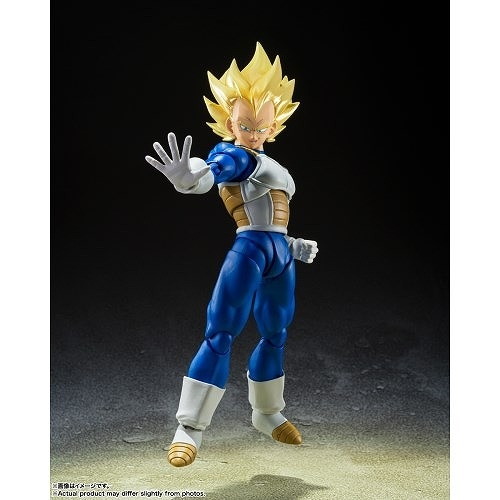 ドラゴンボールZ「S.H.Figuarts スーパーサイヤ人ベジータ-目覚めるスーパーサイヤ人の血-」のフィギュア画像