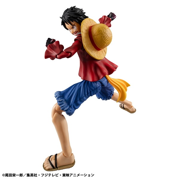 ONE PIECE「ヴァリアブルアクション Heroes モンキー・D・ルフィ 武装色の覇気Ver.」のフィギュア画像