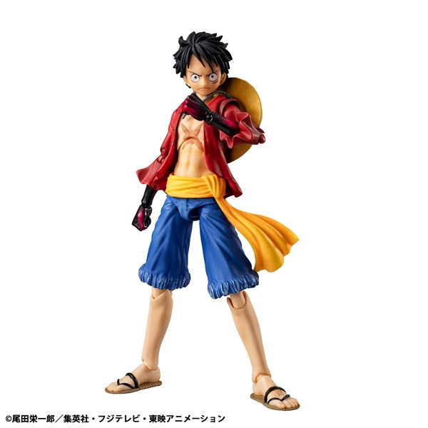 ONE PIECE「ヴァリアブルアクション Heroes モンキー・D・ルフィ 武装色の覇気Ver.」のフィギュア画像