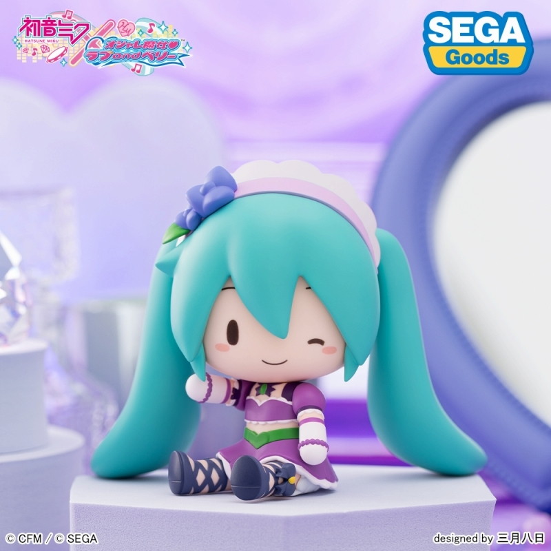 初音ミク×オシャレ魔女 ラブ and ベリー「ふわぷち デフォルメフィギュア キラリンパープル」のフィギュア画像