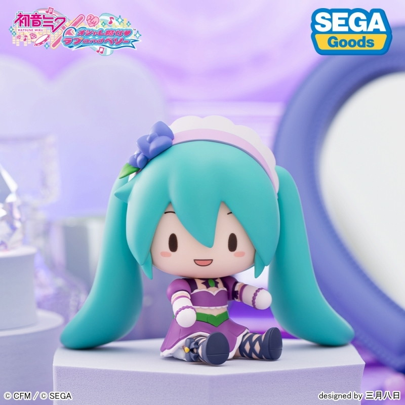 初音ミク×オシャレ魔女 ラブ and ベリー「ふわぷち デフォルメフィギュア キラリンパープル」のフィギュア画像