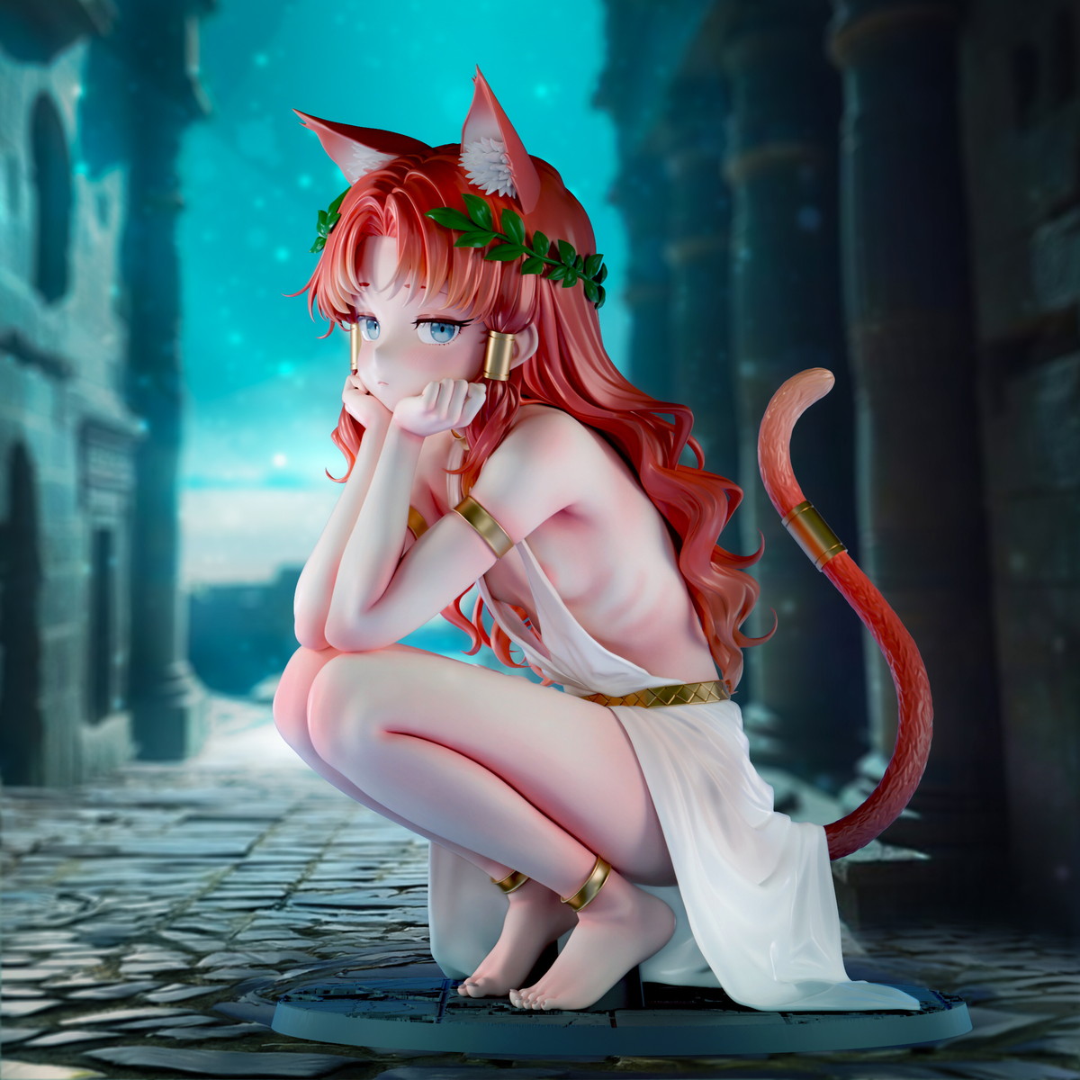 Bfull FOTS JAPANSオリジナル「赤髪猫娘 ヘレナ」のフィギュア画像