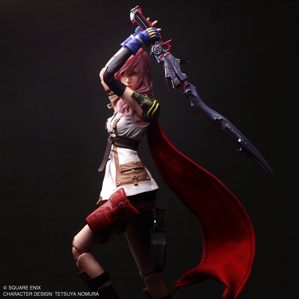 ファイナルファンタジー XIII「PLAY ARTS真 ライトニング」のフィギュア画像